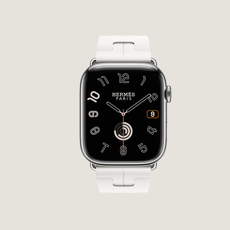 Series 9 case & Band Apple Watch Hermès Single Tour 45 mm 